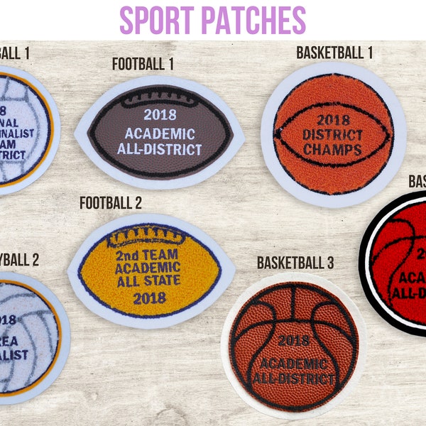 Custom Sports Letterman Chenille Patch