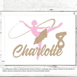 Carte d'anniversaire ballerine, carte de voeux ballerine, amateur de ballerines, pour ballerine, carte d'anniversaire ballerine, carte ballerine pailletée, ballet