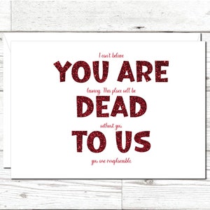 Carte de retraite amusante, départ d'un collègue, carte d'adieu, carte de départ, carte d'adieu amusante, carte pour un ami de travail, carte pour un nouvel emploi