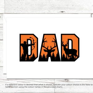 Dad, Hunter themed Birthday Card, Hunter Father's Day Card, Outdoorsman Card, New Dad, Woodsman Lover greeting card. Card for Dad, Father