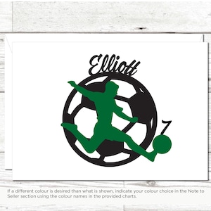 Anniversaire ballon de football personnalisé, Carte de voeux de football, Amateur de football, Pour joueur de football, Carte d'anniversaire de football, Carte scintillante, Amateur de sport