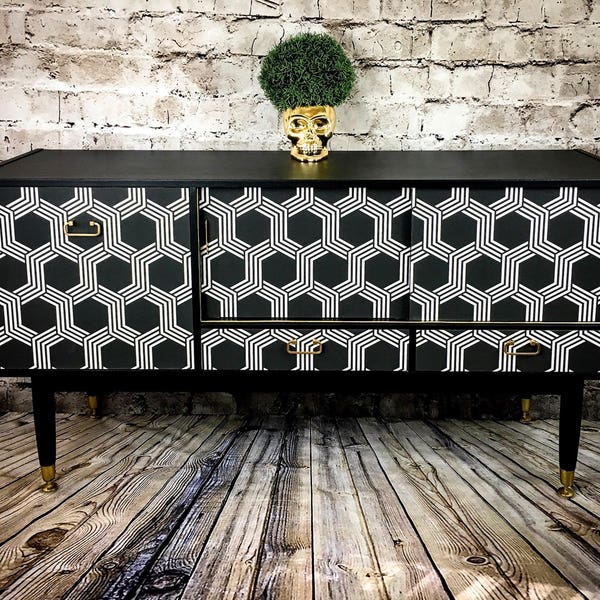 Upcycled Sideboard, Painted Sideboard, Vintage Retro Sideboard, TV unit, Painted Cabinet, G Plan Sideboard, Upcycled Furniture,