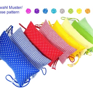 Door stopper clamp protection SELECTION Vichykaro dots children&#39;s room for the handle by BuntMixxDESIGN