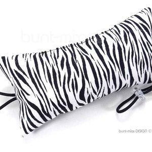 Door stop ZEBRA black white animal print black white zebra door buffer pet door opener by BuntMixxDESIGN