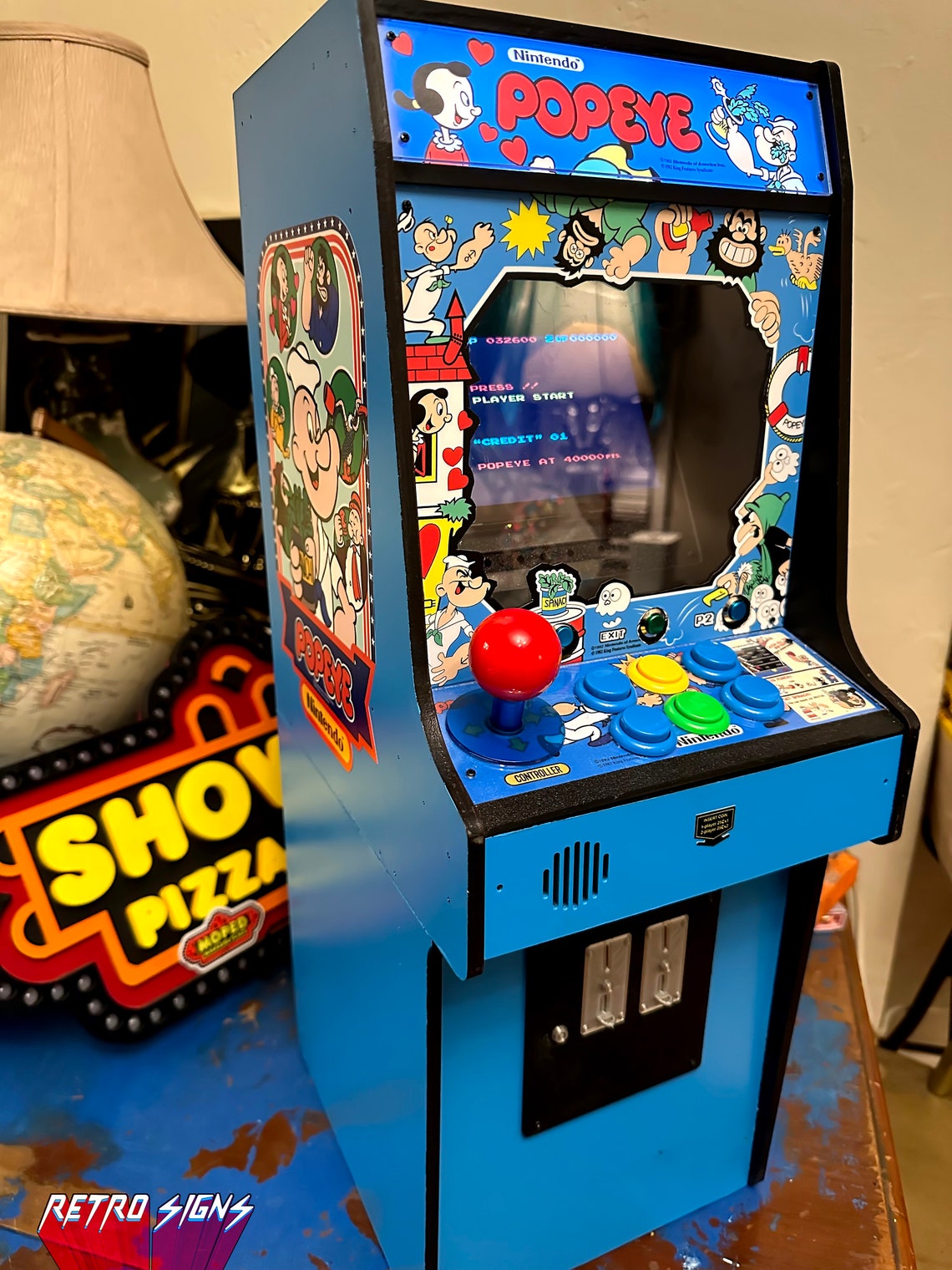 POPEYE the Arcade Game Custom Mini Multi Arcade Cab Donkey Kong Donkey