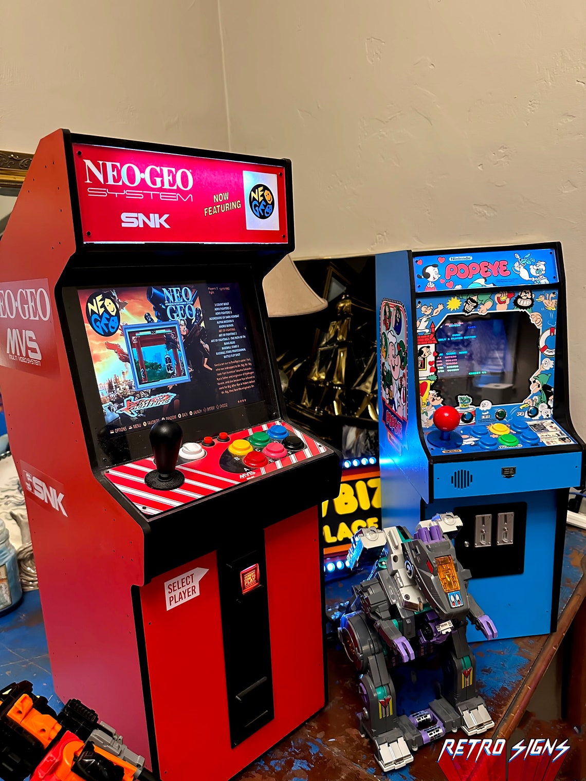 POPEYE the Arcade Game Custom Mini Multi Arcade Cab Donkey Kong Donkey