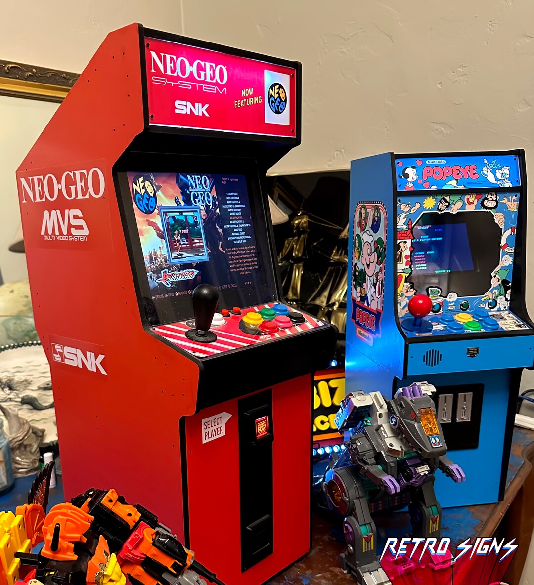 POPEYE the Arcade Game Custom Mini Multi Arcade Cab Donkey Kong Donkey