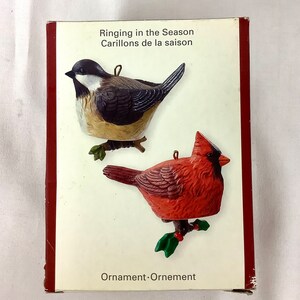 American Greetings Heirloom Ornament " Ring in the Season " Ornements de cloche d'oiseau vintage