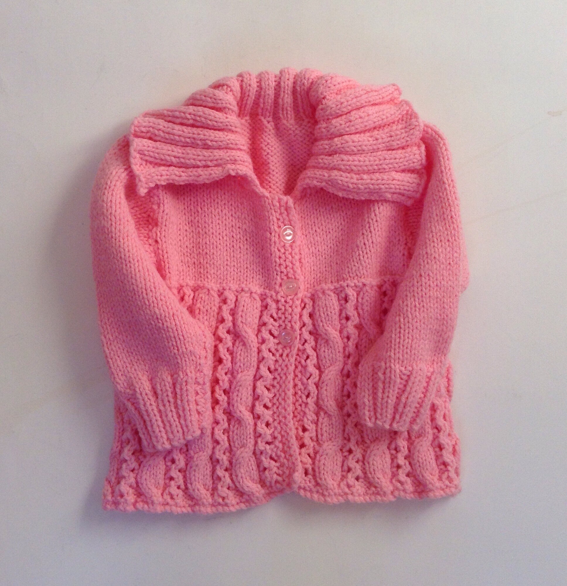 baby pink knit sweater