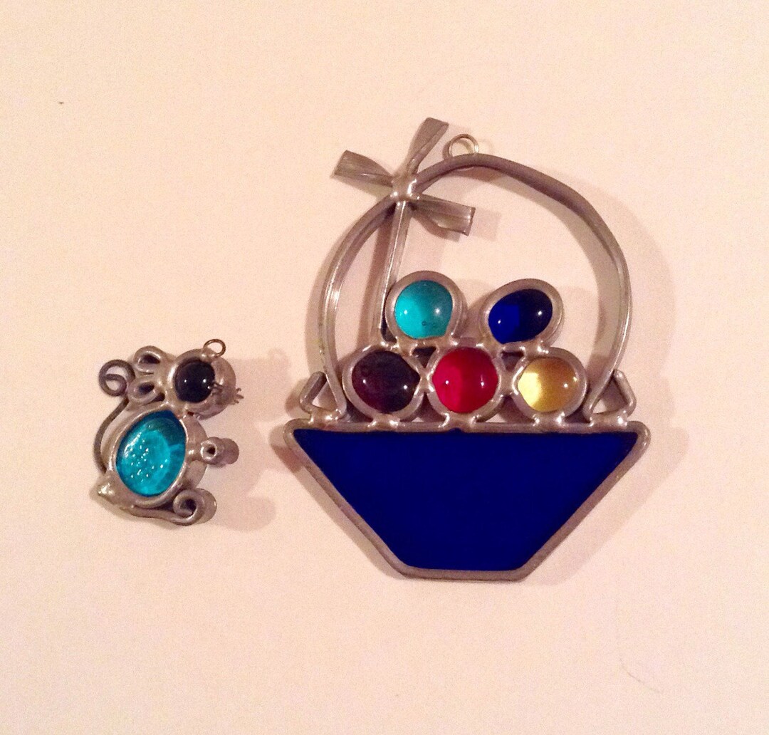 Handmade Cut Glass Jewelry Pendants for Necklace Mouse Etsy UK