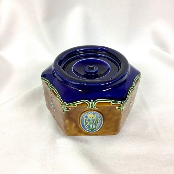 1925 Alfred Dunhill Lobby Tobacco Jar by Bourne Denby