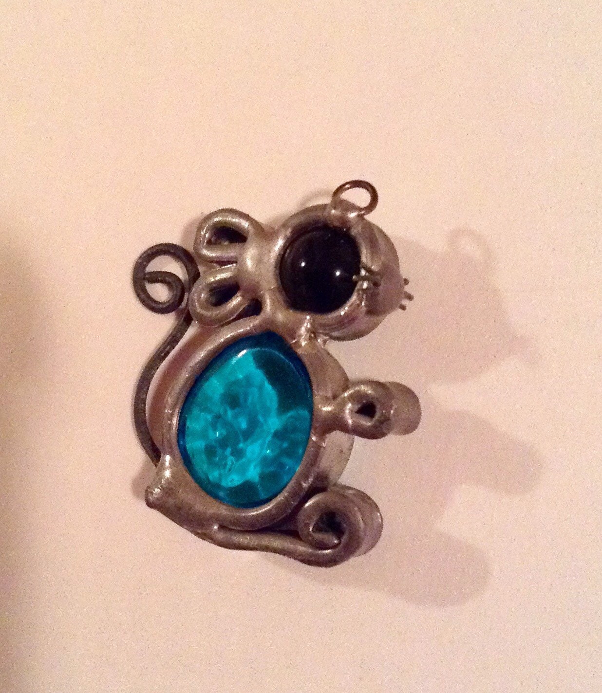 Handmade Cut Glass Jewelry Pendants for Necklace Mouse Etsy UK