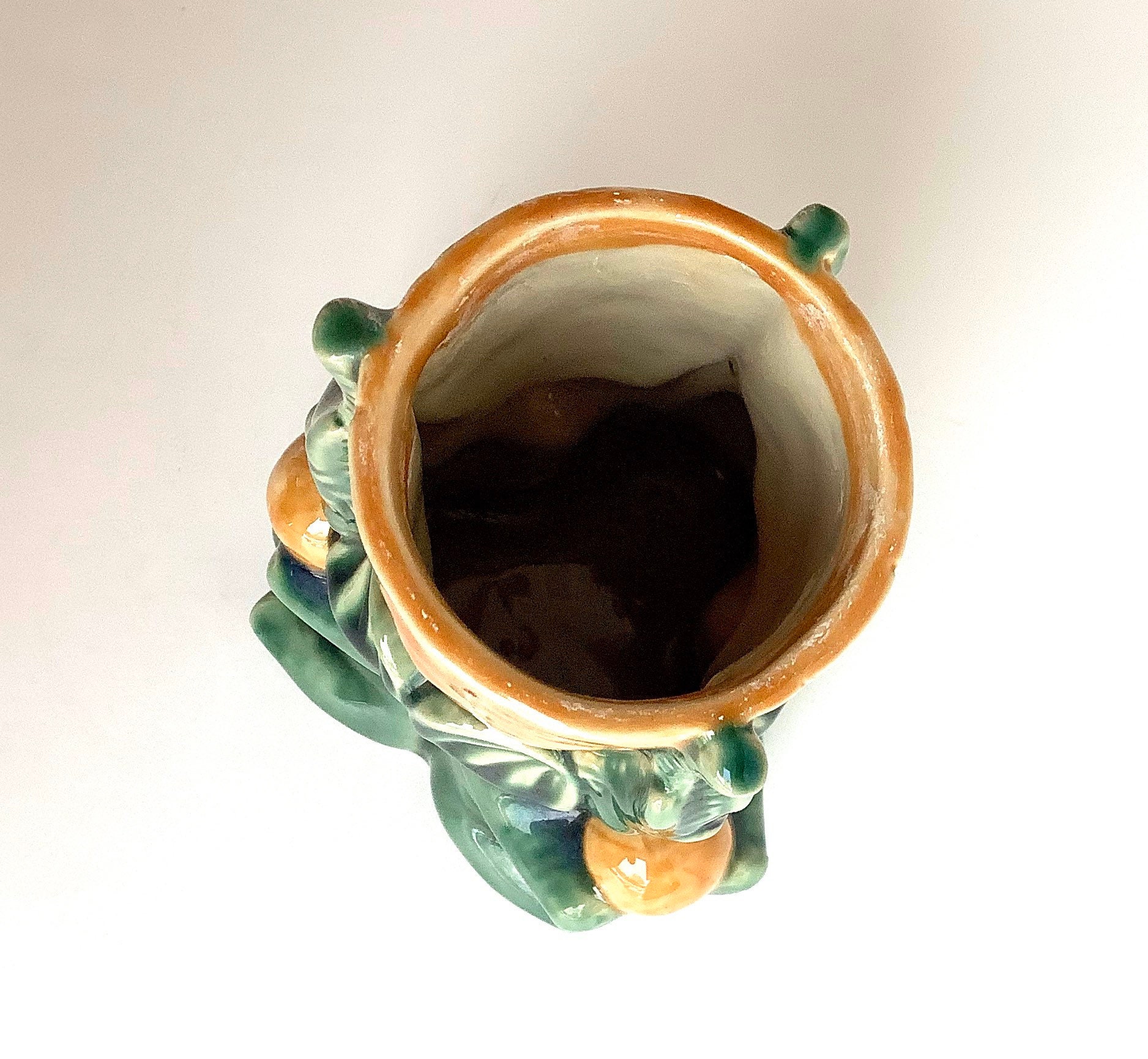 Vintage elephant ceramic vase Ceramic elephant vase Etsy