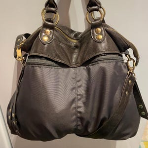 Bolso bandolera o de hombro de cuero de Steven Madden, bolso de mano vintage con doble asa y detalles dorados, bolso de diseñador de lujo