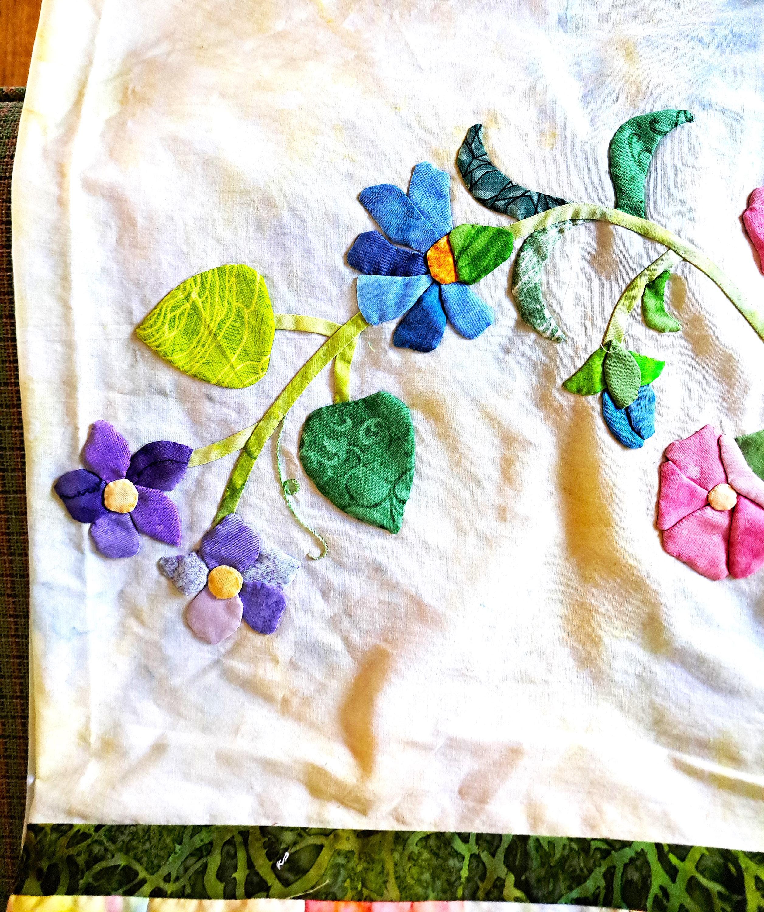 Natures Garden Applique 9block + Border Applique Pattern for Quilt - Etsy