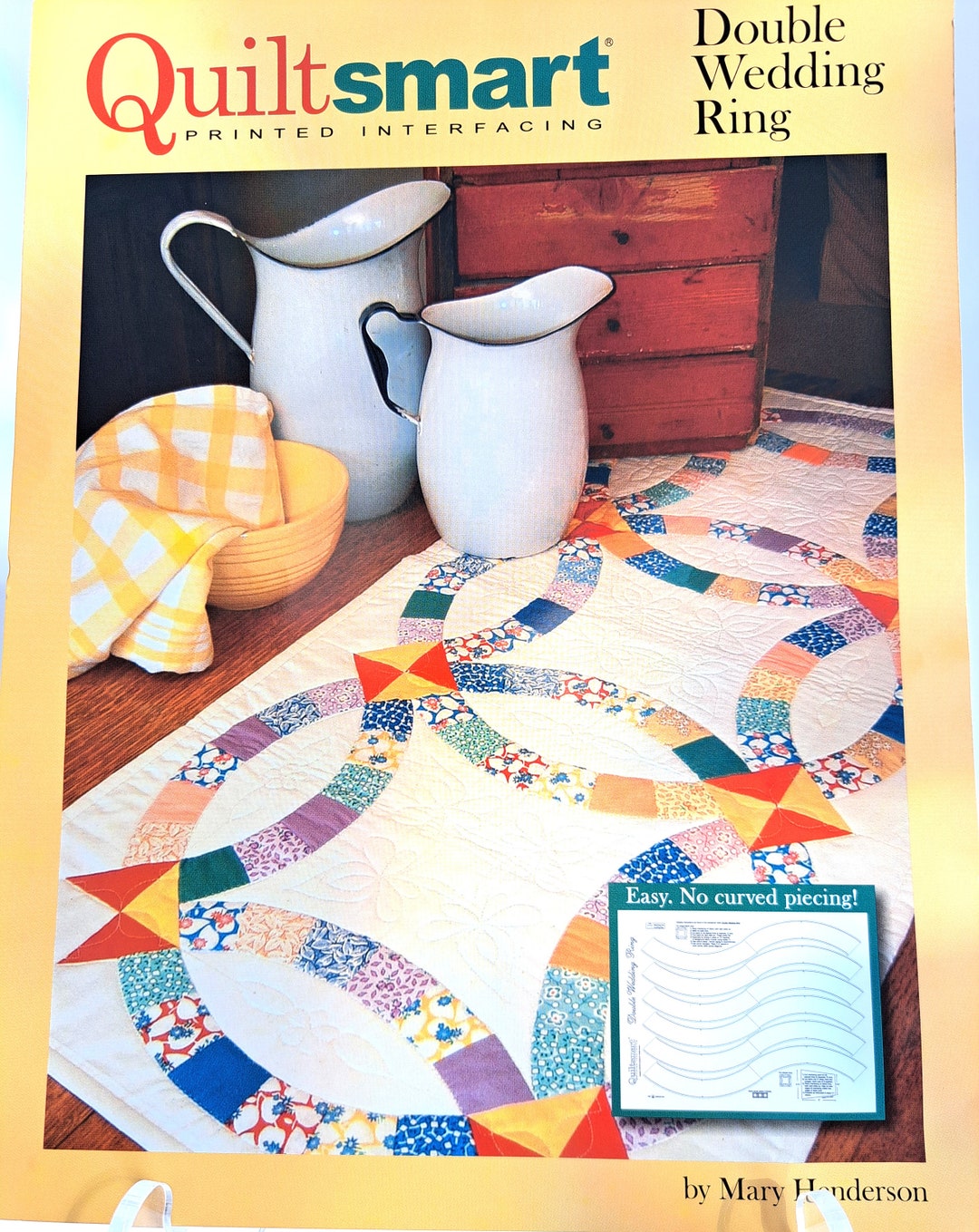 Double Wedding Ring Quiltsmart Foundation - Etsy
