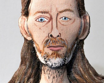 Thom Yorke , Art Dolls - original art - figurative art - collectible doll - gift -  Handmade dolls.