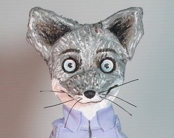 kristofferson /Fantastic Mr. Fox, Art Doll / original art | figurative art | collectibles | Sculpture