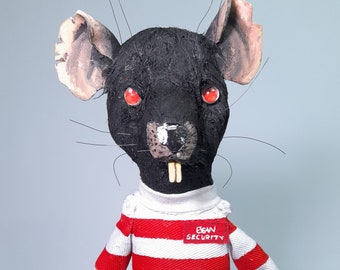 Rat- Art Dolls / Fantastic Mr. Fox  / original art - figurative art - collectible doll - gift -  Handmade dolls.
