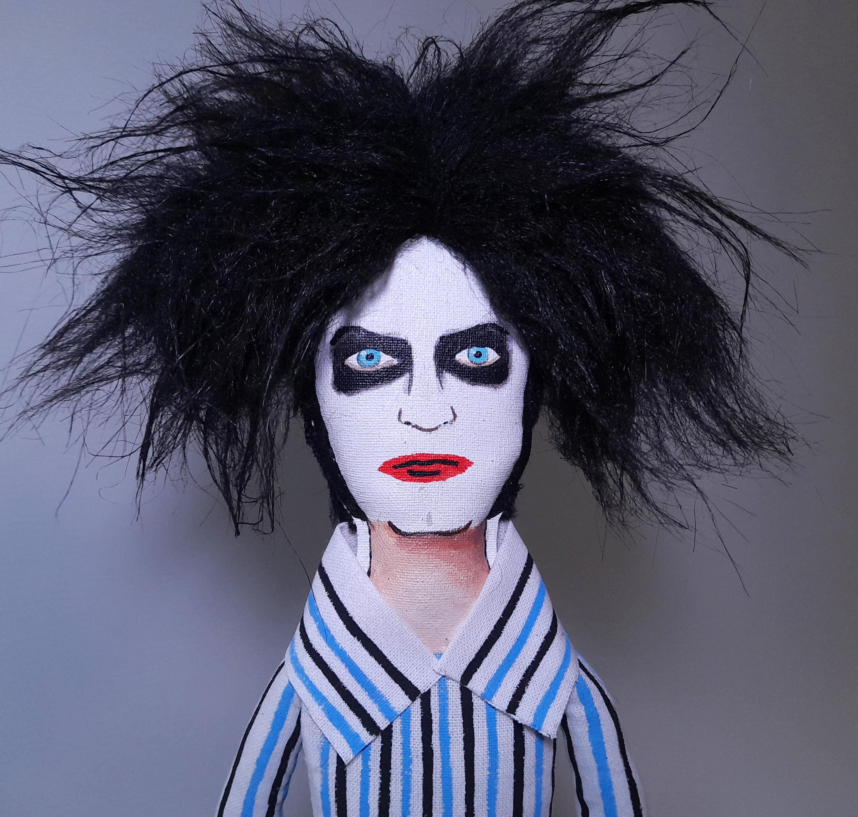 Robert Smith, the Cure - Art Doll - Handmade - Original Art