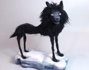 Wolf Art Doll Vol 2 - Fantastic Mr Fox OOAK Handmade Figurine - Collectible Sculpture