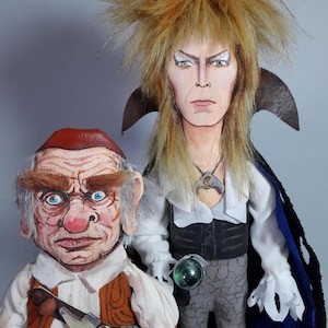 David Bowie version Jareth the Goblin King & Hoggle / Labyrinth / Art Dolls / Collectible / Handmade dolls.