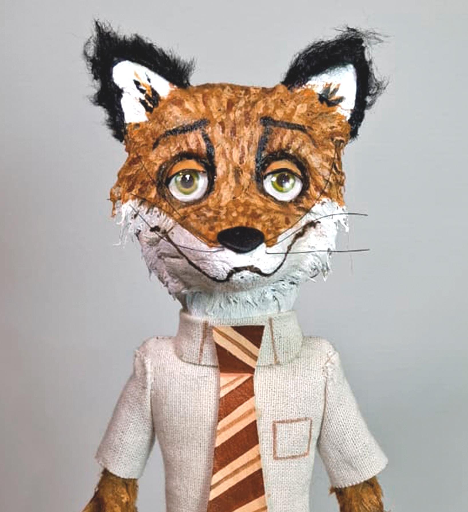 Fantastic Mr. Fox Art Dolls - Handmade - Original Art