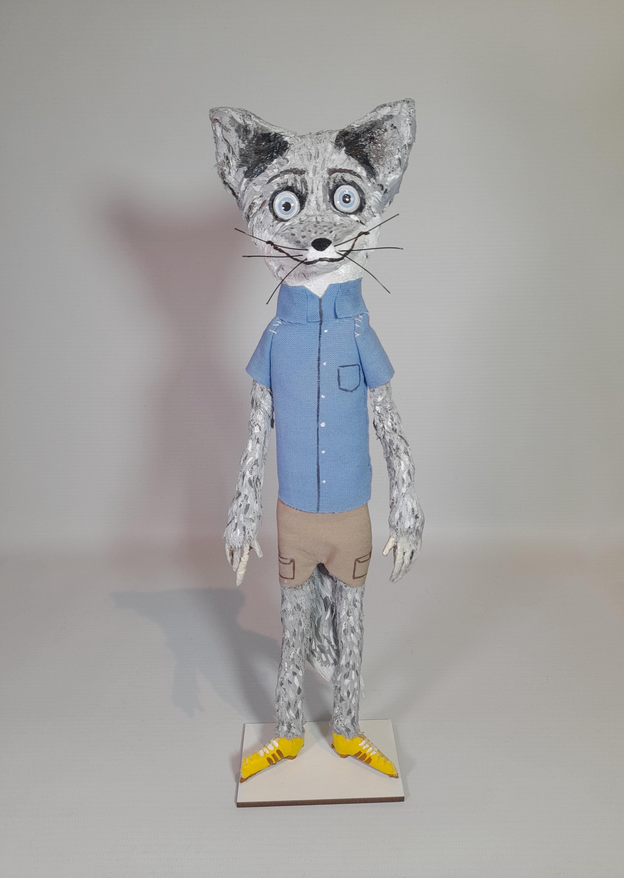 Kristofferson Art Doll - Fantastic Mr. Fox - Handmade - Original