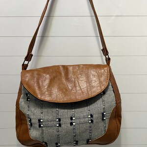 Brown Navy Purse Bag