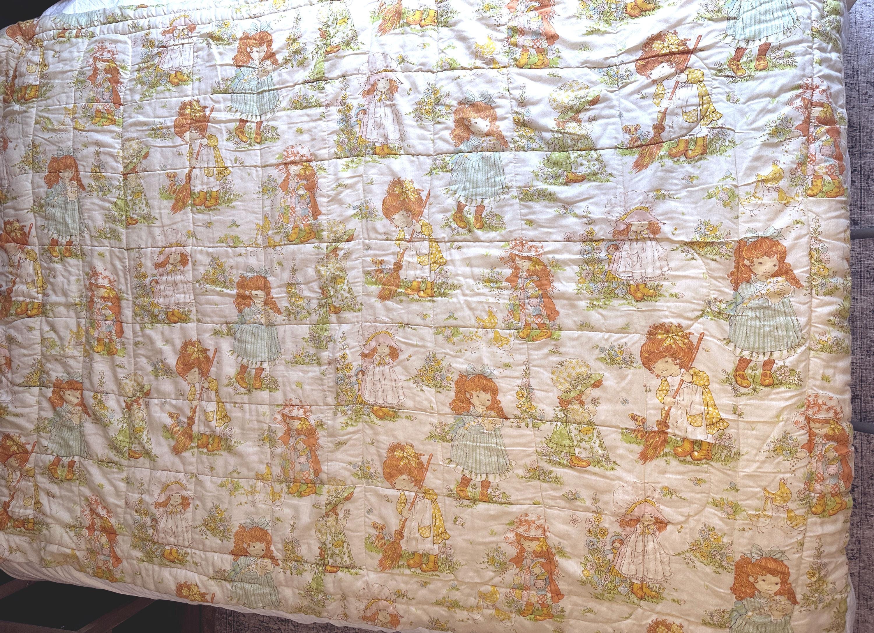 ホリーホビーベッドカバー Vintage 1970s Sarah Kay Comforter Twin Size Holly Hobbie - Etsy