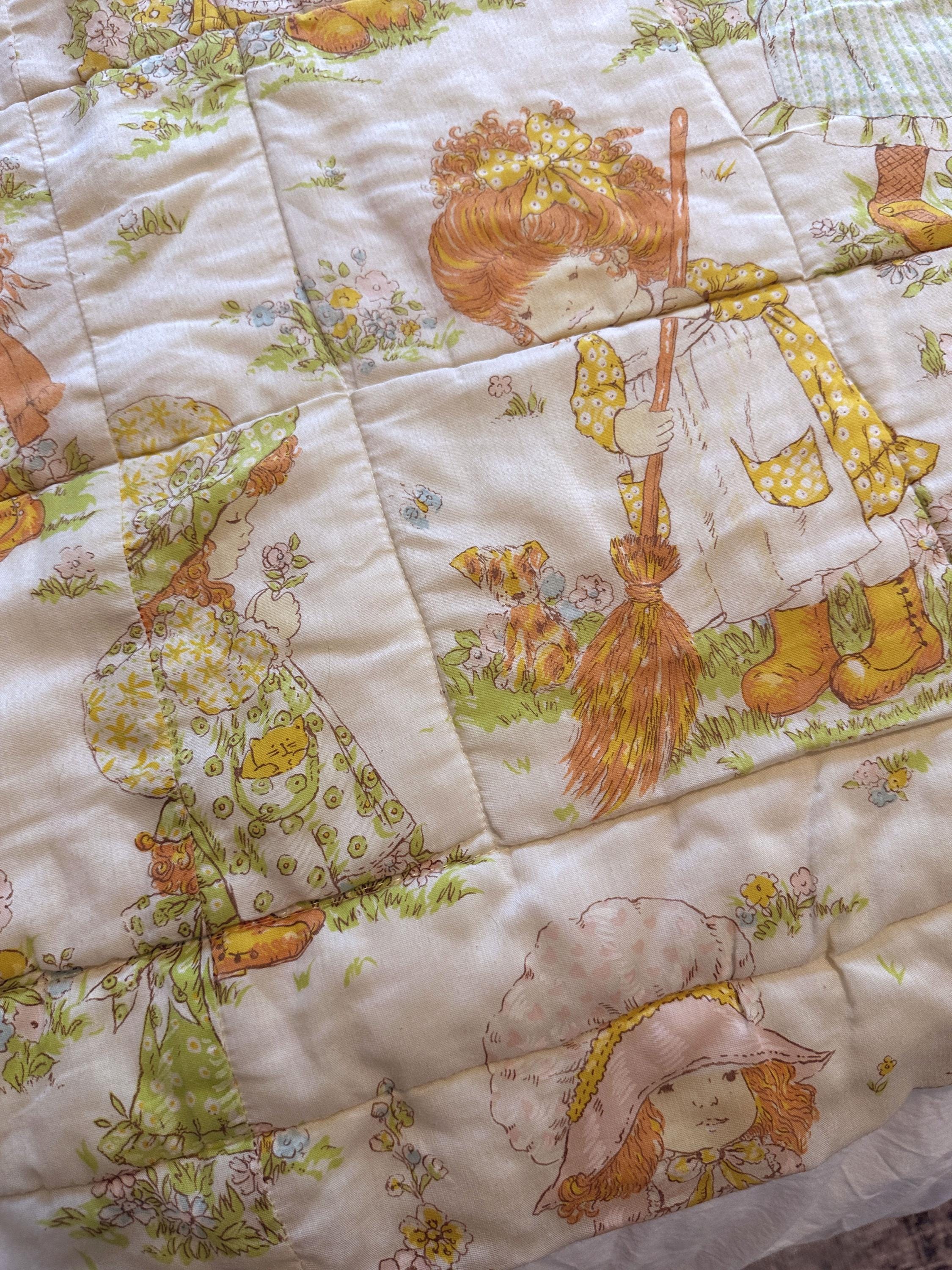 HOLLY HOBBIE ホリーホビー フラットシーツ 生地　ベッドカバー iellio ボックスシーツ シングル セミダブル ダブル フリル