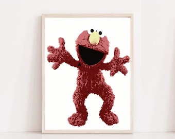 Elmo Digital Print
