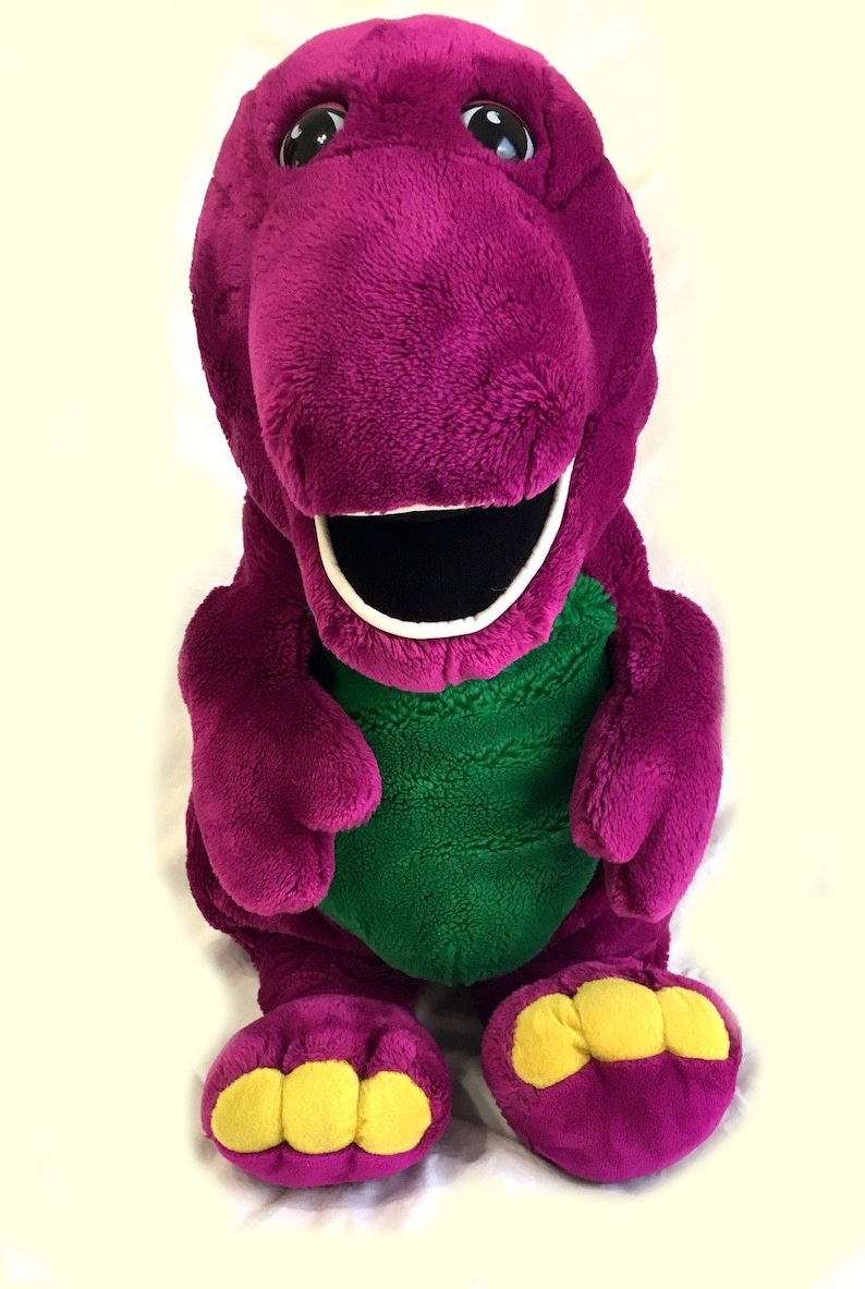 big barney stuffed animal