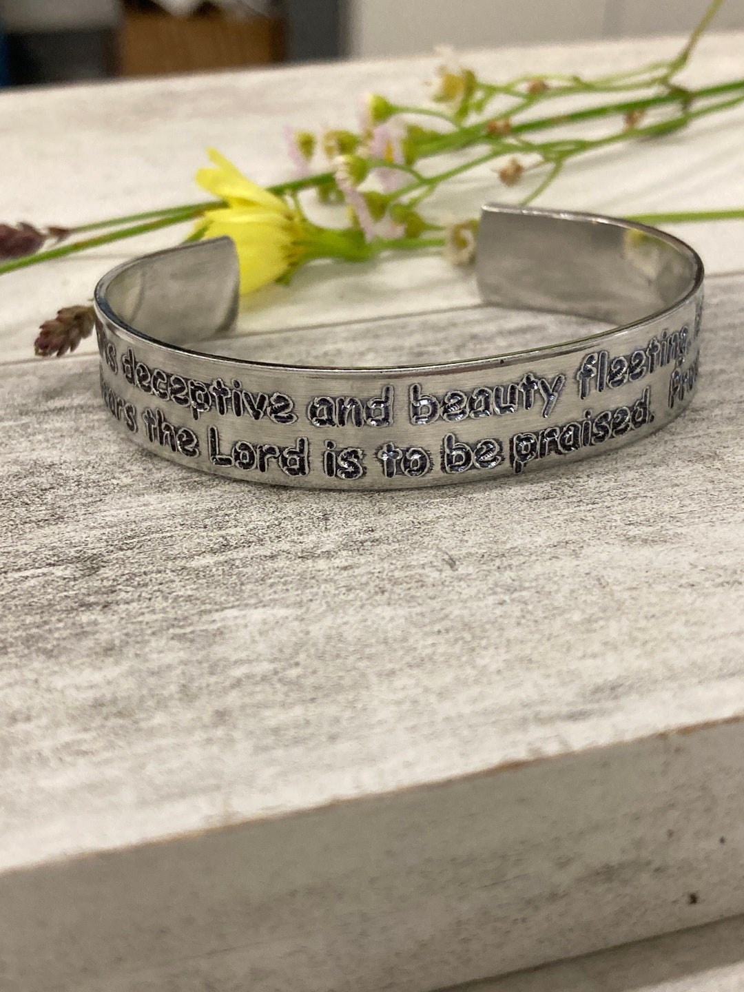 Proverbs 31 30 a Woman Who Fears The Lord Is To Be Praised Etsy
