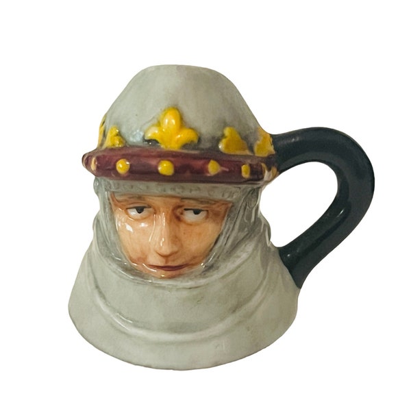 Henry V 5th Franklin Mint Royal Doulton Toby Mug figurine Peter Jackson mini vtg