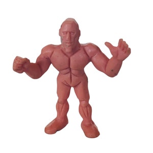 Muscle Men 1985 Vintage M.U.S.C.L.E. wrestling wrestler 1985 figure Mattel anime Kinnikuman manga kinkeshi toy #65 Crystal Man