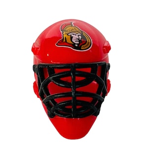 NHL Hockey Mini Goalie Face Mask Franklin Vending Machine Ottawa Senators vtg