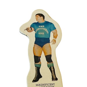WWF Wrestling Superstars Board Game Piece 1985 Titan Figure Don Muraco Milton Bradley Magnificent