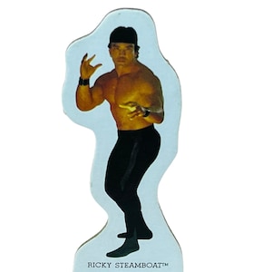 Ricky Steamboat WWF Wrestling Superstars Board Game Piece 1985 Titan Figure vtg Milton Bradley Dragon