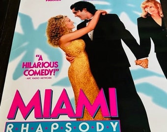 Movie Theater Cinema Poster Lobby Card 1995 Miami Rhapsody Antonio Banderas vtg