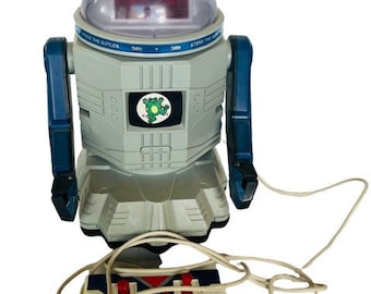 Steve The Butler Robot Remote Control Playtime 1986 vtg figure space toy droid