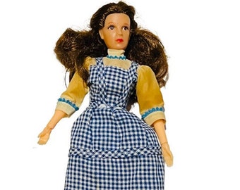Mego Wizard of Oz Dorothy Judy Garland doll dress mcm Vtg Action figure 1972 toy #2 BM2