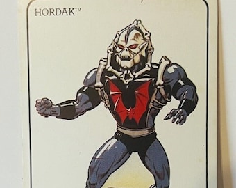 Masters of Universe Trading Card Calendario 1986 Mattel Calendarios Hordak Horde