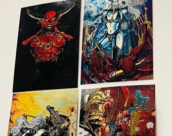 4 Packs of Everette Hartsoe's Razor Vintage Chromium Trading Cards