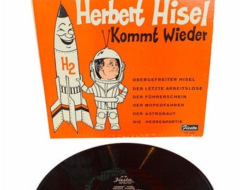 ビニールレコード LP ビンテージ ミュージック 33 rpm 12 インチ 12" vtg オリジナルケース 1968 ドイツ ワールドミュージック コメディ ヘルベルト ハイゼル コムト ヴィーダー