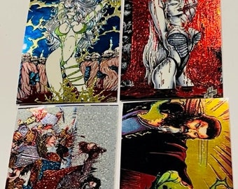 4 Packs of Everette Hartsoe's Razor Vintage Chromium Trading Cards