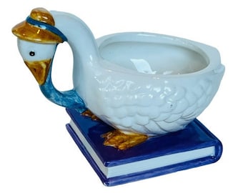 Easter Egg Cup Holder Department 56 Mother Goose Anthropomorphic vtg figurine