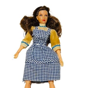 Mego Wizard of Oz Dorothy Judy Garland doll dress mcm Vtg Action figure 1972 toy #2 BM2