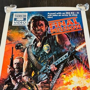 Kino Kino Poster Lobby Karte 1984 Final Mission Vietnam Richard Young