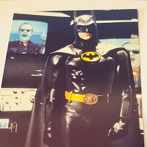 バットマン マイケル・キートン ジャック・ニコルソン ジョーカー 6X5 ロビーカードアート 1989 ヴィンテージ ラドロー 10 ポストカード 郵便 BC3
